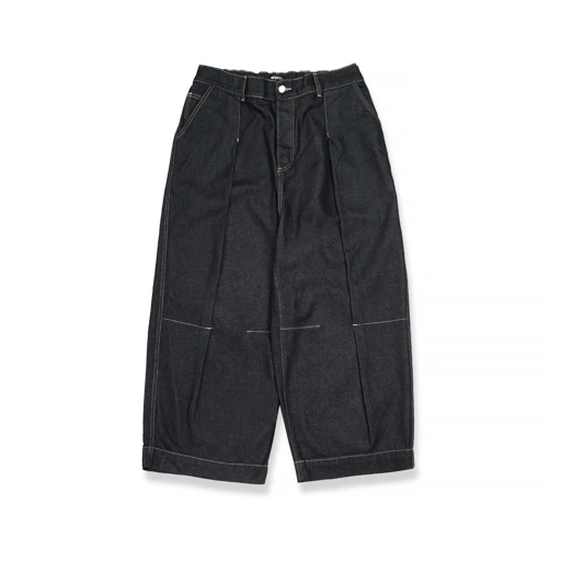 Image of Noforty Project Baggy Ankle Pants Hanami Black