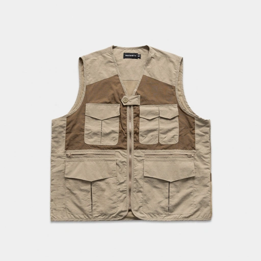 Image of Noforty Project Nylon Vest Objin Cream