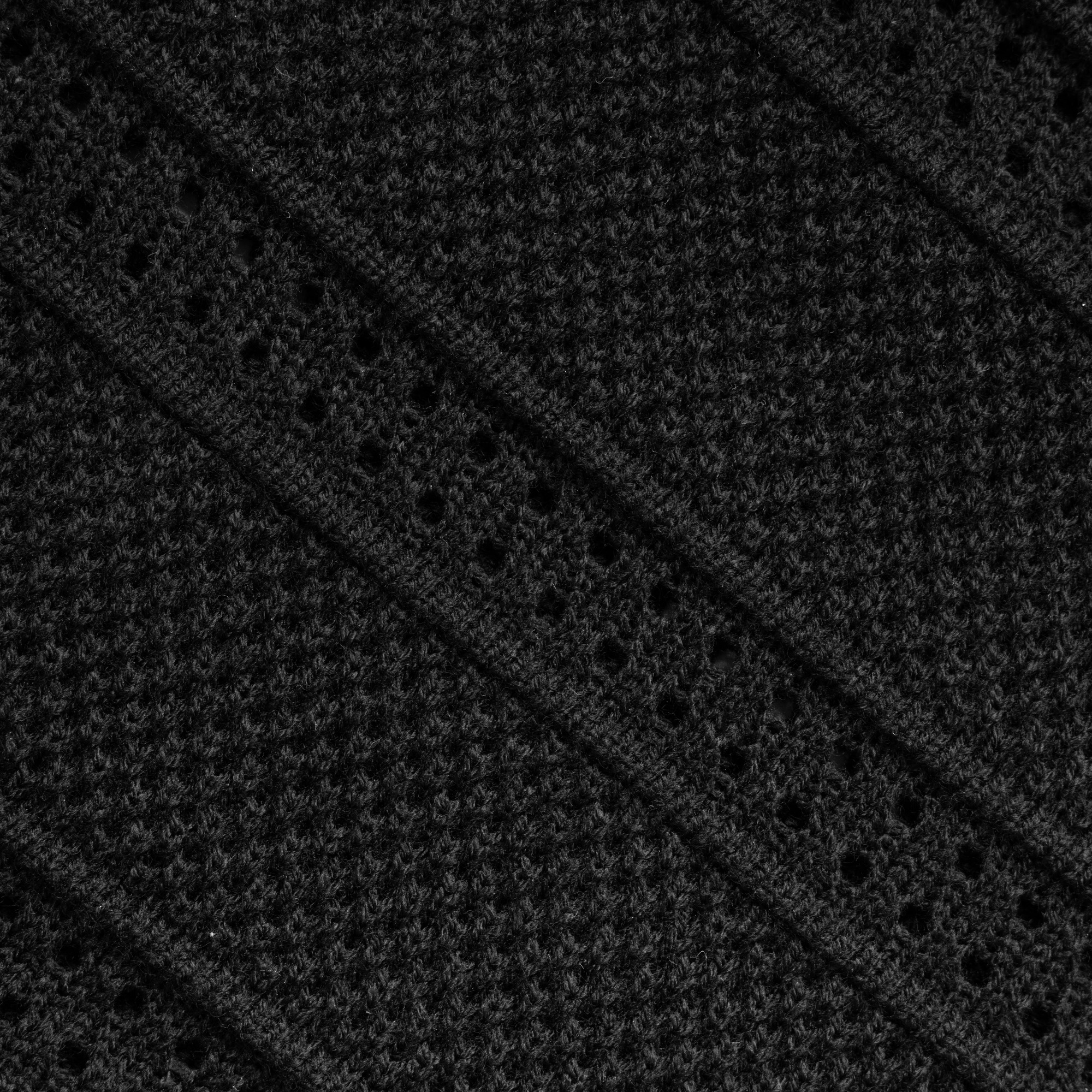 Noforty Project Oversize Knittwear Cardigan Jacket Yukino Black