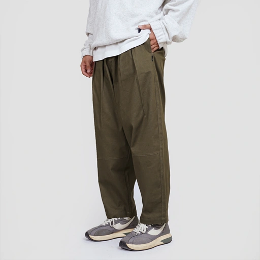 NOFORTY TAPPERED PANTS OLIVE