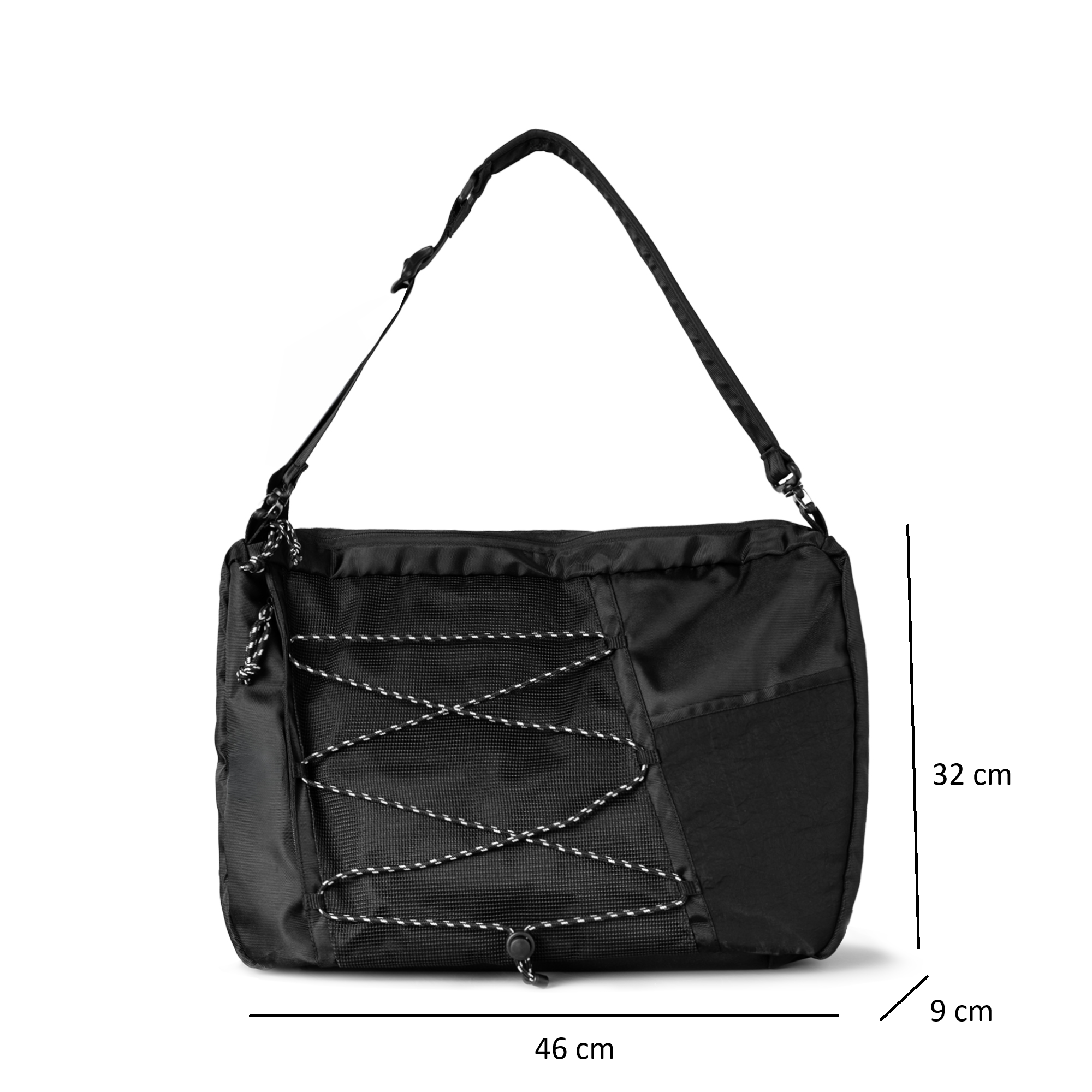 Noforty Project Messenger Bag Mezy Black