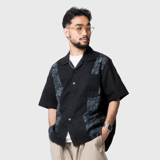 Noforty Project Oversize Short Shirt Pasley Black