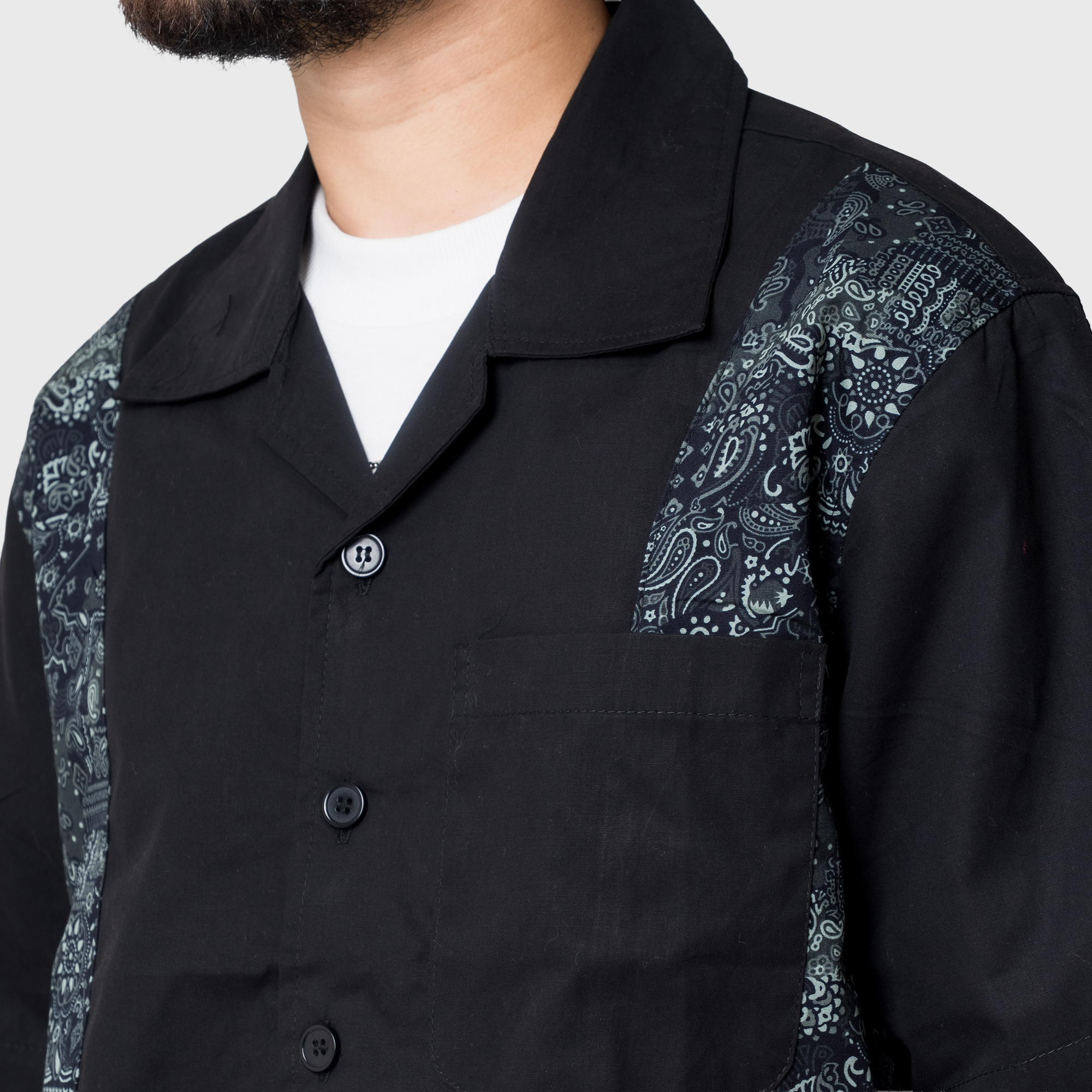 Noforty Project Oversize Short Shirt Pasley Black