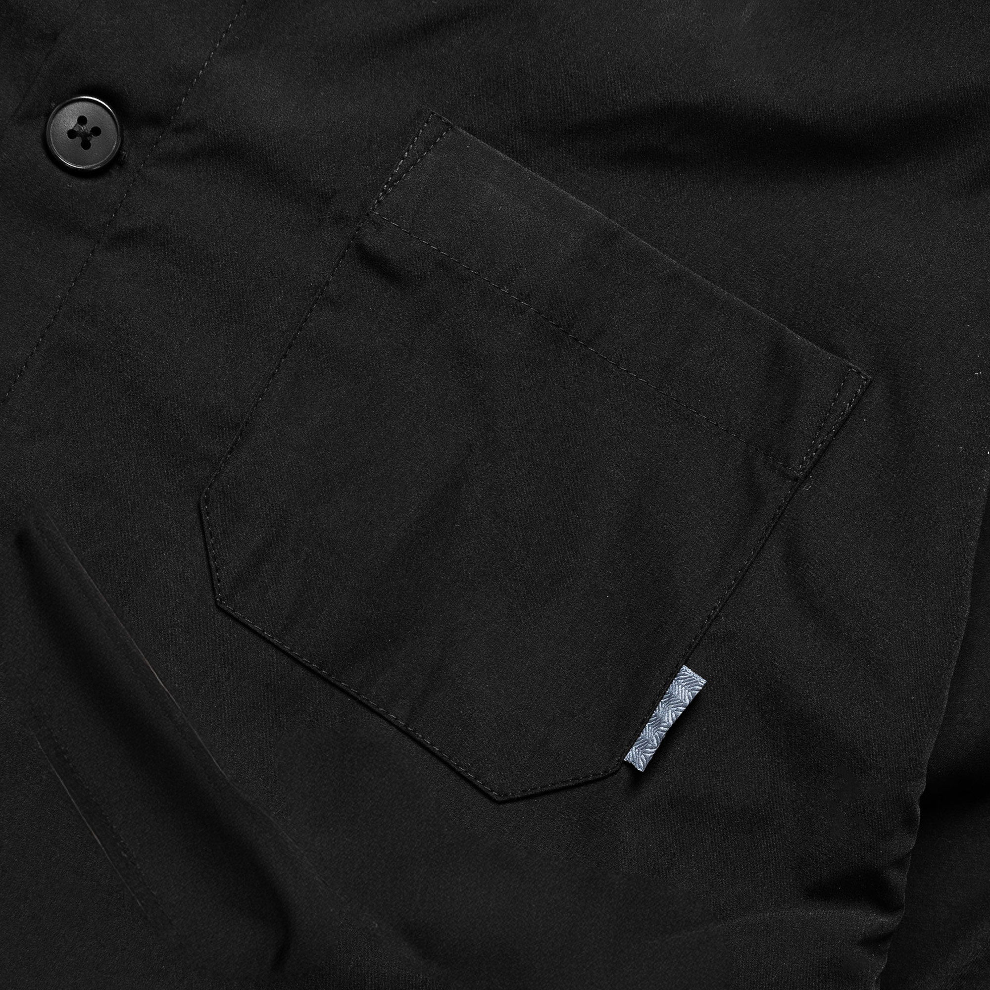 Noforty Project Oversize Loose Bowling Long Shirt Damian Black