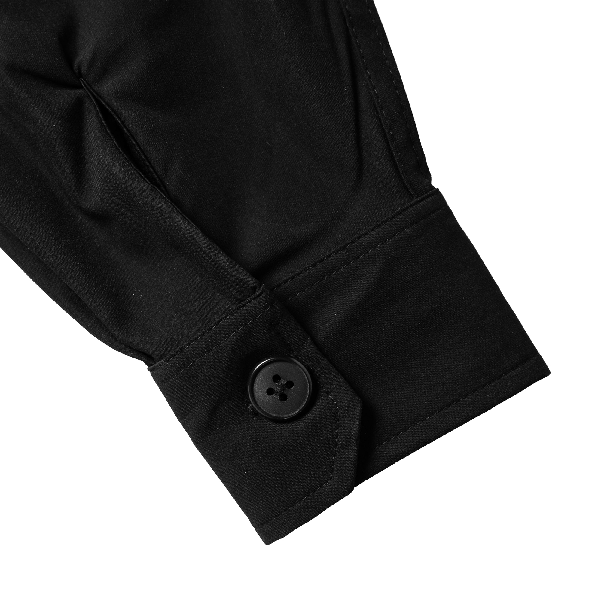 Noforty Project Oversize Loose Bowling Long Shirt Damian Black