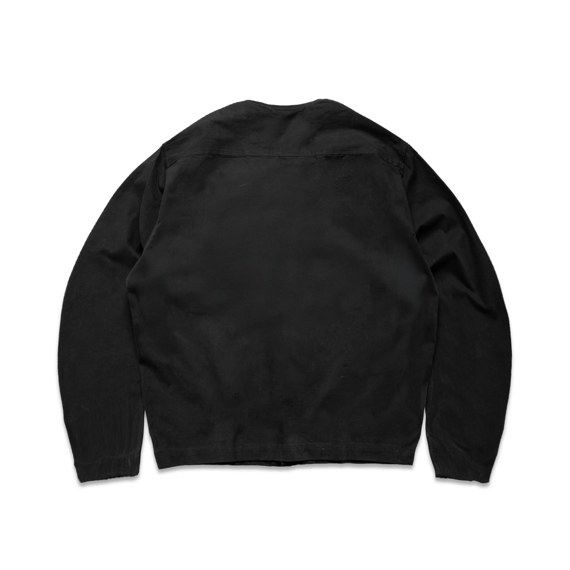 Noforty Project Oversize Colarless Long Shirt Nami Black