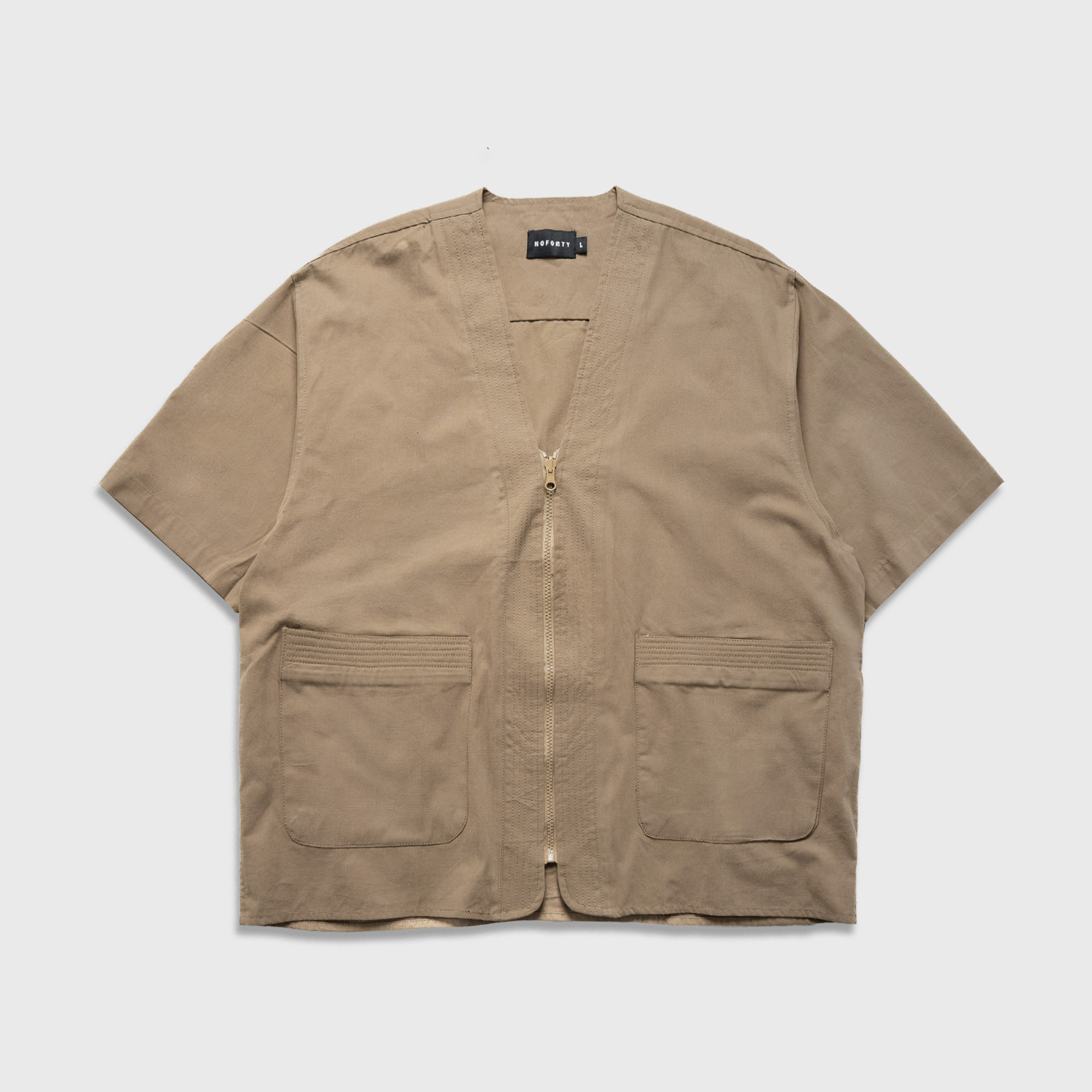 Noforty Project Oversize Loose Kimono Shirt Kimosh Khaki