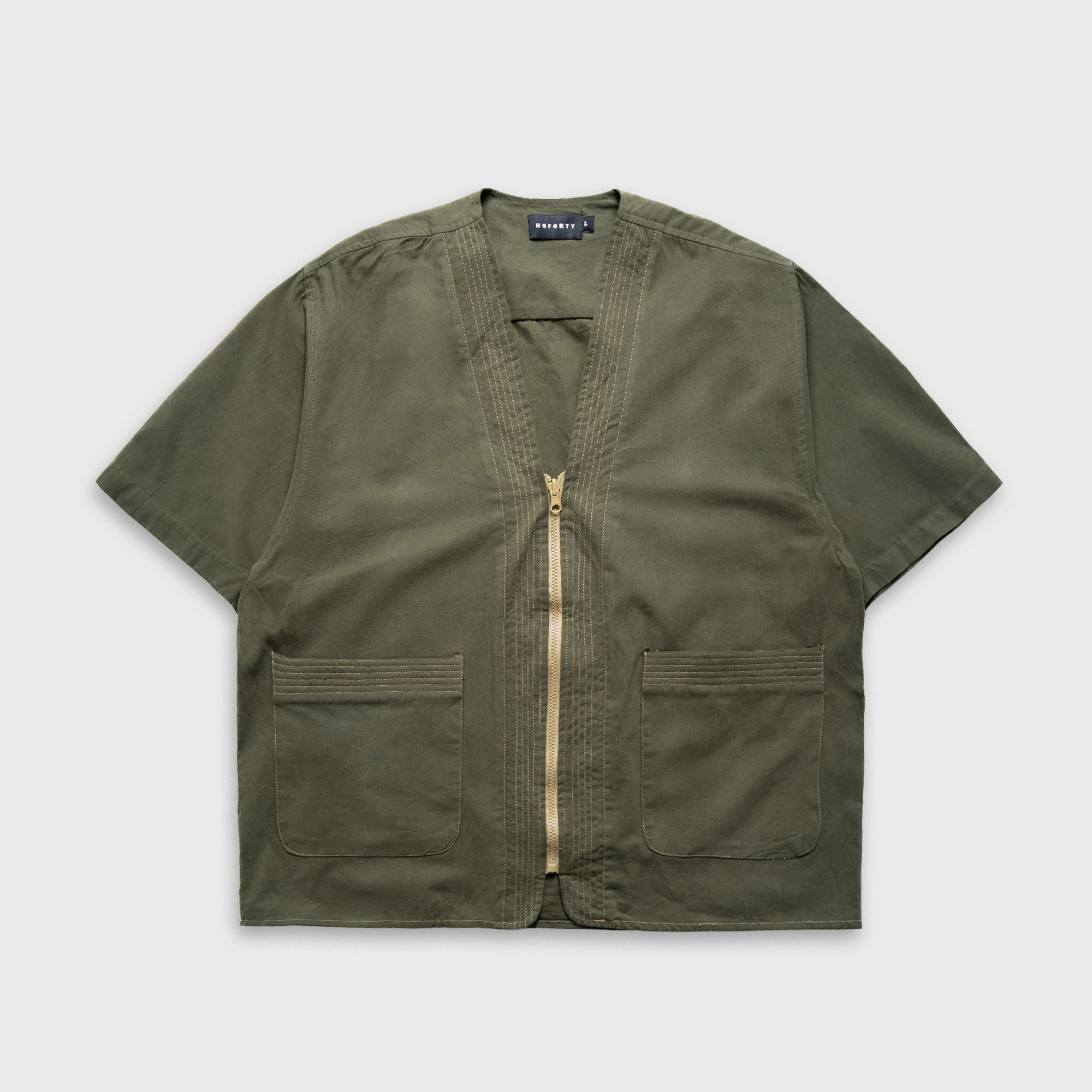 Noforty Project Oversize Loose Kimono Shirt Kimosh Olive