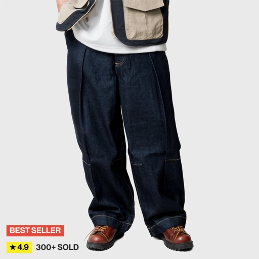 Noforty Project Baggy Ankle Pants Hanami Blue