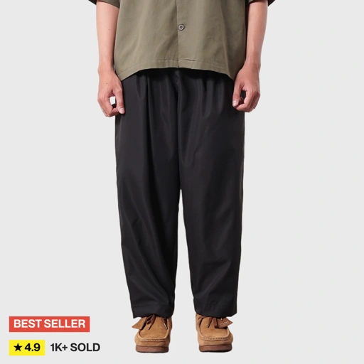 Noforty Project Long Baggy Pants Yuji Black
