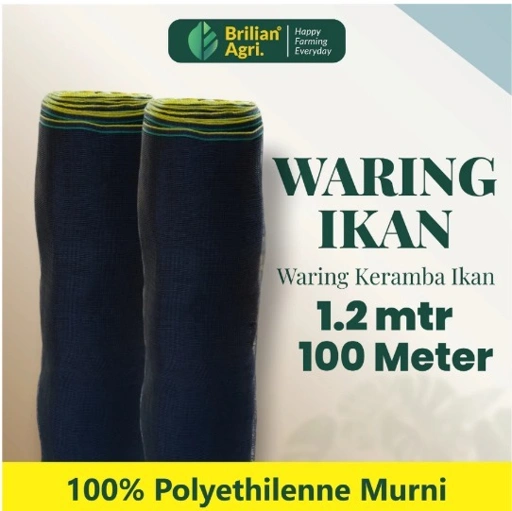 Image of Jaring Waring Lebar 120 cm Panjang 100 Meter Jaring Pagar Tanaman, Jaring Keramba Ikan