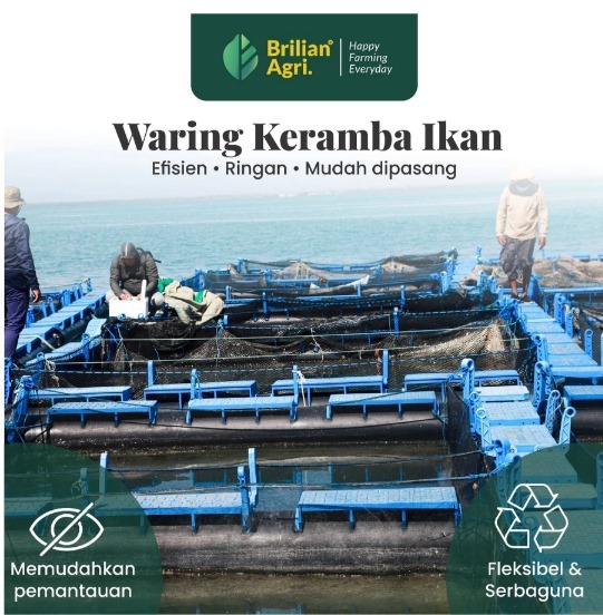 Jaring Waring Lebar 120 cm Jaring Pagar Tanaman, Jaringย Kerambaย Ikan