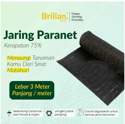 Image of JARING PARANET 75 % JARING TANAMAN LEBAR 3 METER