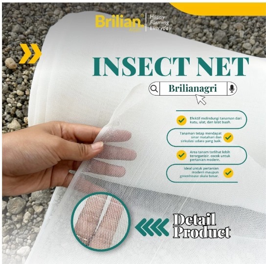 Jaring Insect / Kasa Putih ( LEBAR 1 METER )