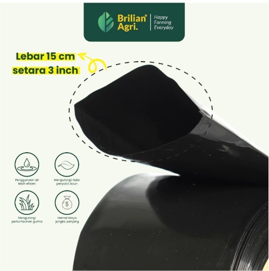 BRILIAN - Selang Drip 30 micron 4 dim 50 meter