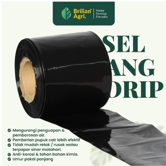 BRILIAN - Selang Drip 20 micron 4 dim 50 meter