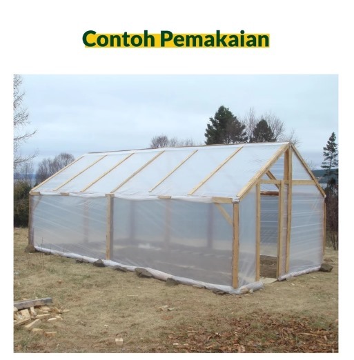 Plastik UV Green house Tebal 150 Micron 6% Lebar 1,6 Meter