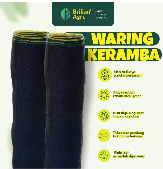 BRILIAN - Jaring waring lebar 120 cm panjang 25 meter