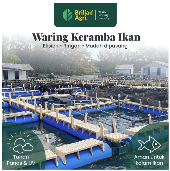 BRILIAN - Jaring waring lebar 120 cm panjang 25 meter