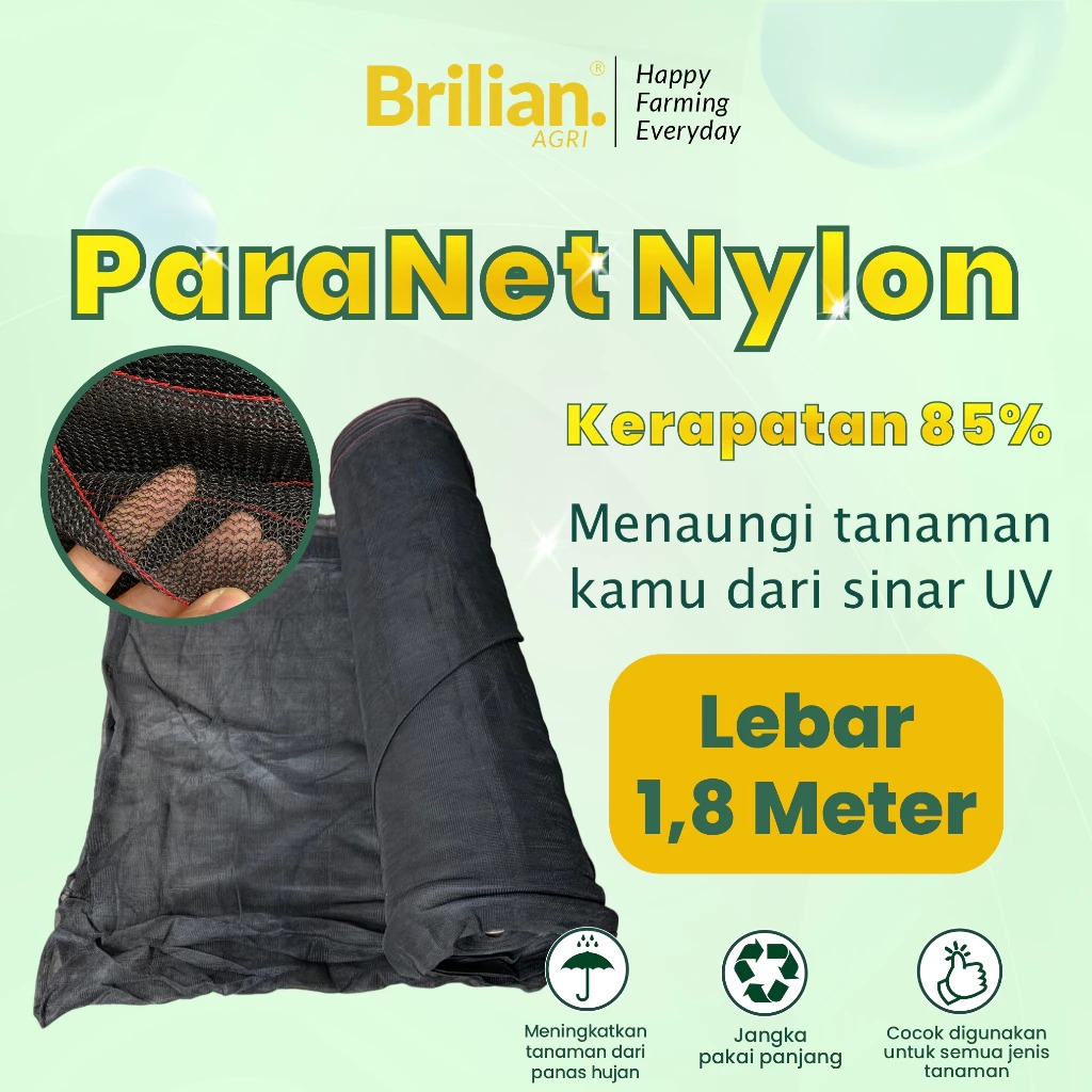 BRILIAN - Paranet Nylon Lebar 1.8 Meter 85%