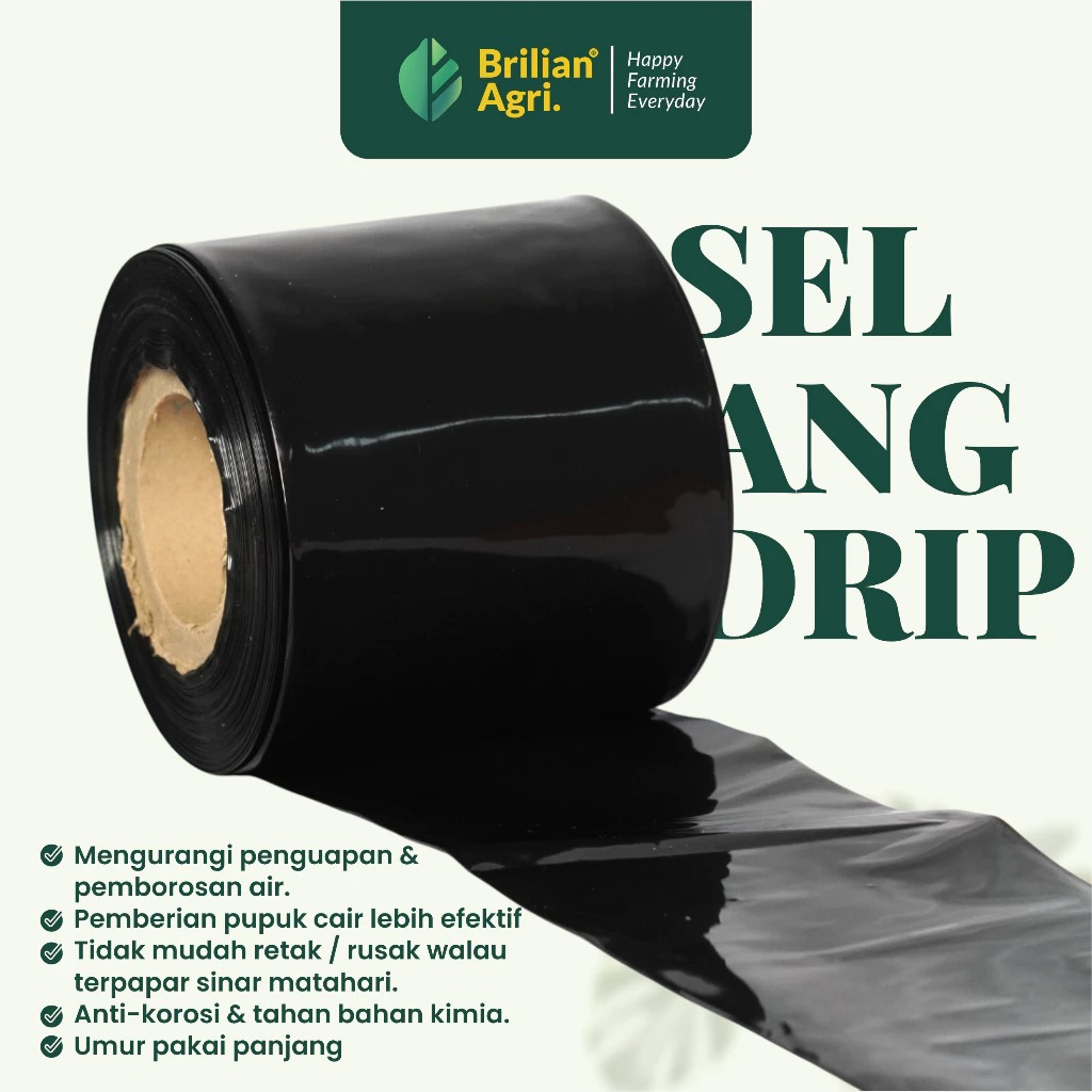 BRILIAN - Selang Drip 25 micron 3 dim 50 meter