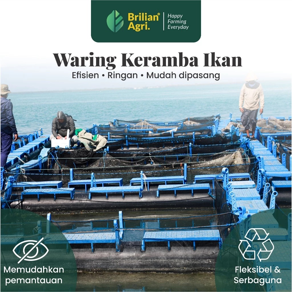 BRILIAN - Jaring waring lebar 120 cm panjang 50 meter