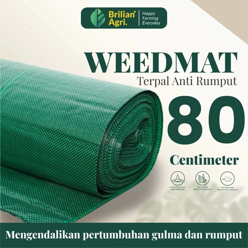 Image of BRILIAN - Weedmat Lebar 80 cm /Control Easy Grow Terpal Green House/ Woven Fabric Anti UV Weed Mat