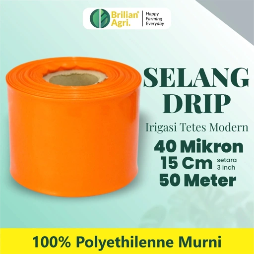 Image of BRILIAN - Selang Drip Premium 40 micron 3 dim 50 meter - Pipa 3 inch