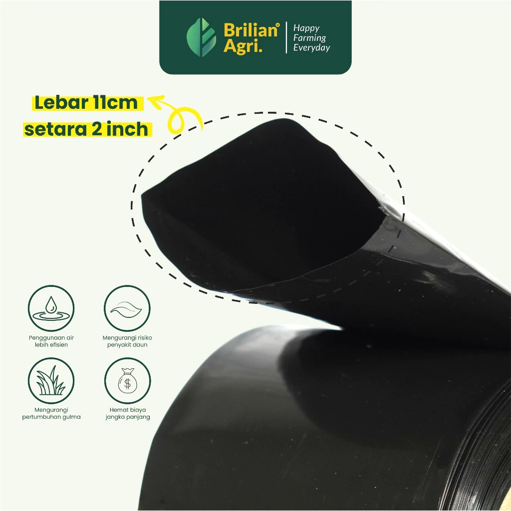 BRILIAN - Selang Drip 25 micron 3 dim 50 meter
