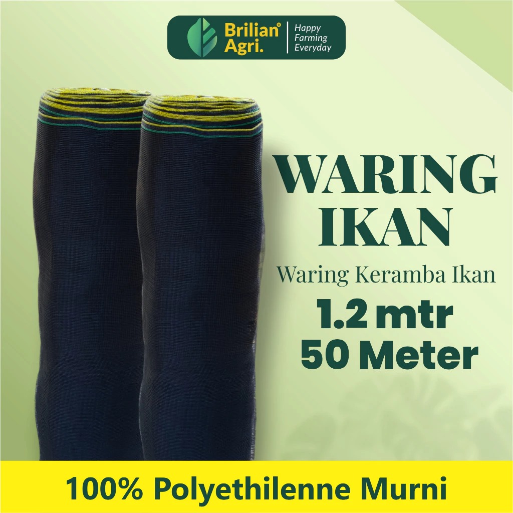 BRILIAN - Jaring waring lebar 120 cm panjang 50 meter