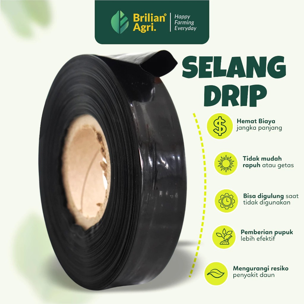 BRILIAN - Selang Drip 15 micron 4 cm 100 meter