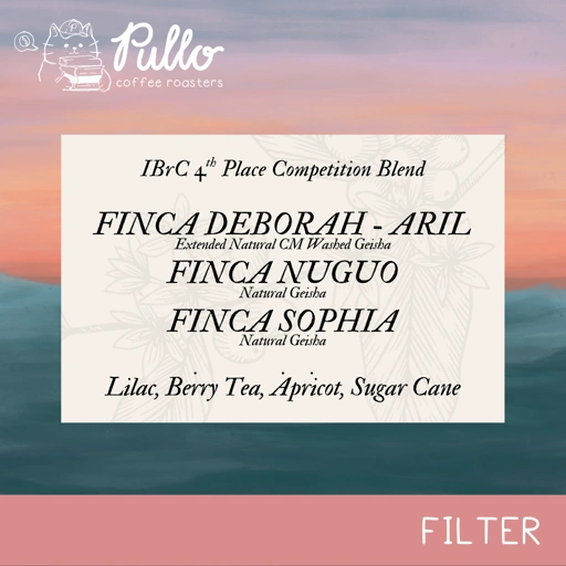 Image of 4th Place IBRC 25/26 - Competition Coffee Finca Nuguo Finca Deborah Finca Sophia Blend - Filter Specialty Coffee Beans