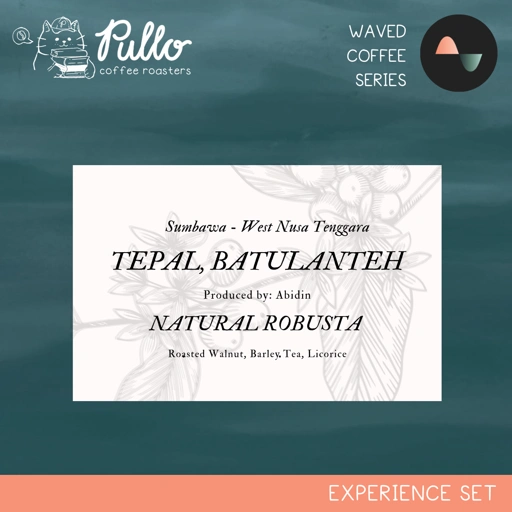 Image of Waved Experience Set - Sumbawa West Nusa Tenggara Natural Robusta   - Filter Specialty Coffee Beans - Pullo Coffee Roasters