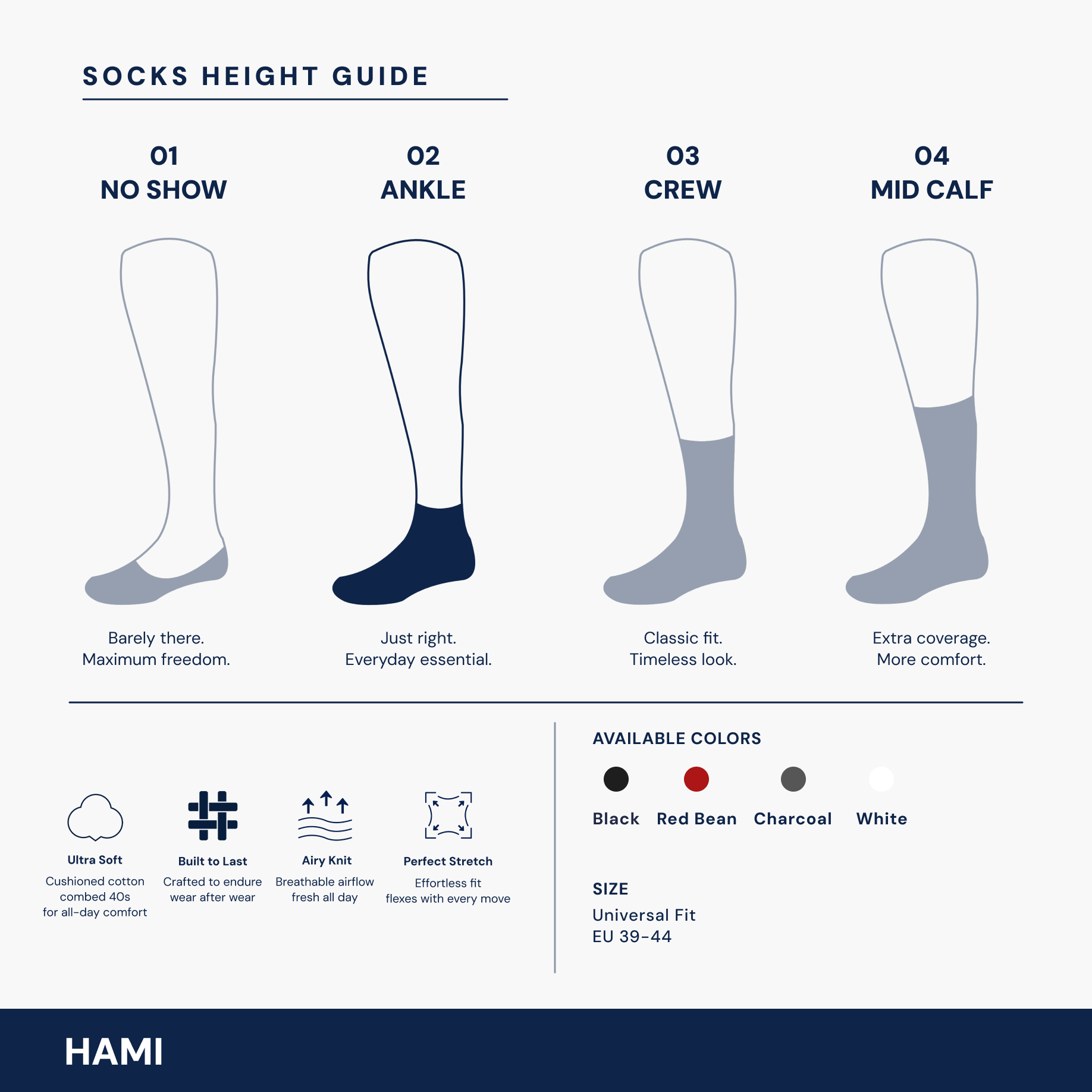 Charcoal Grey - HAMI Classic