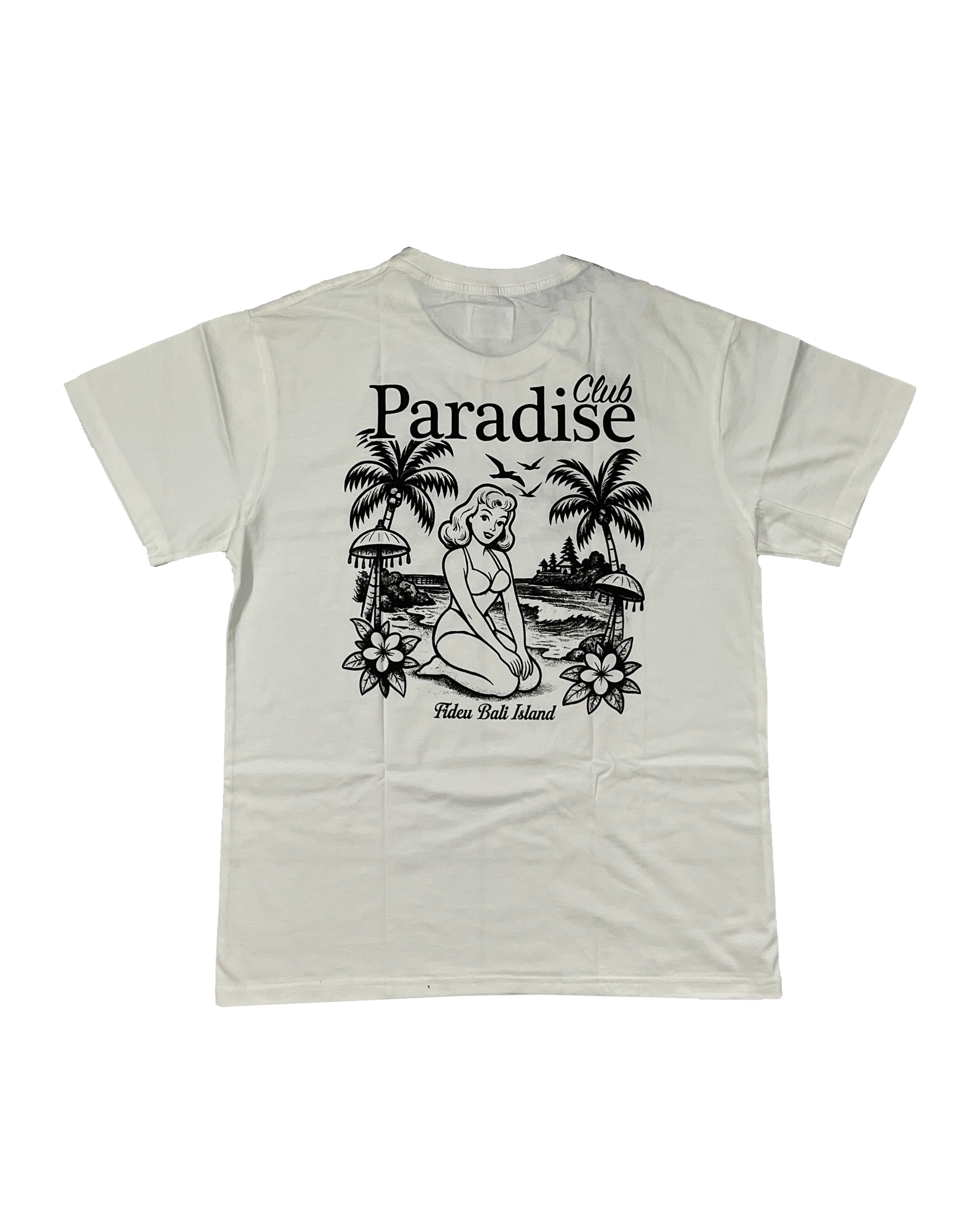 T SHIRT CLUB PARADISE OFF WHITE