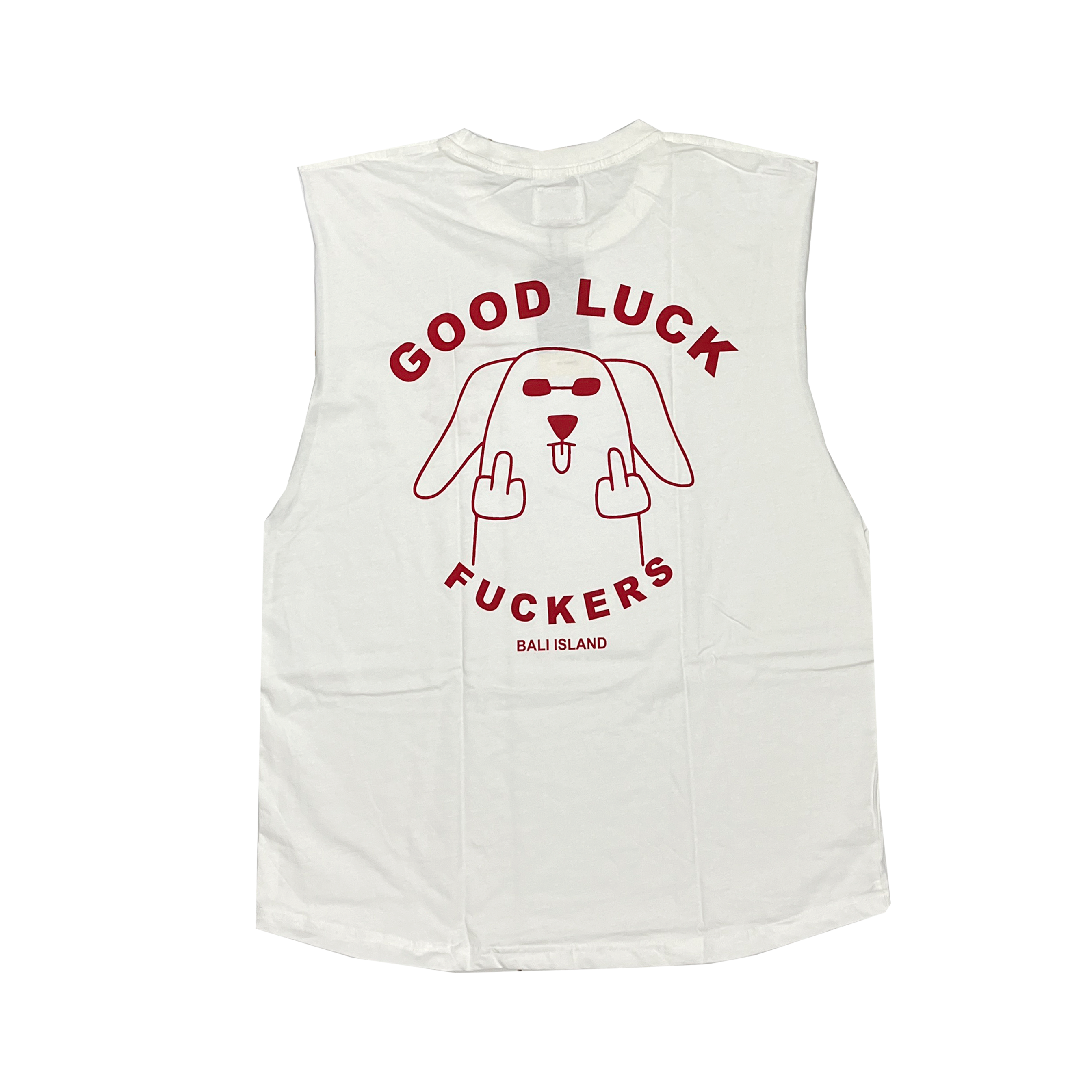 SINGLET GOOD LUCK OFF WHITE