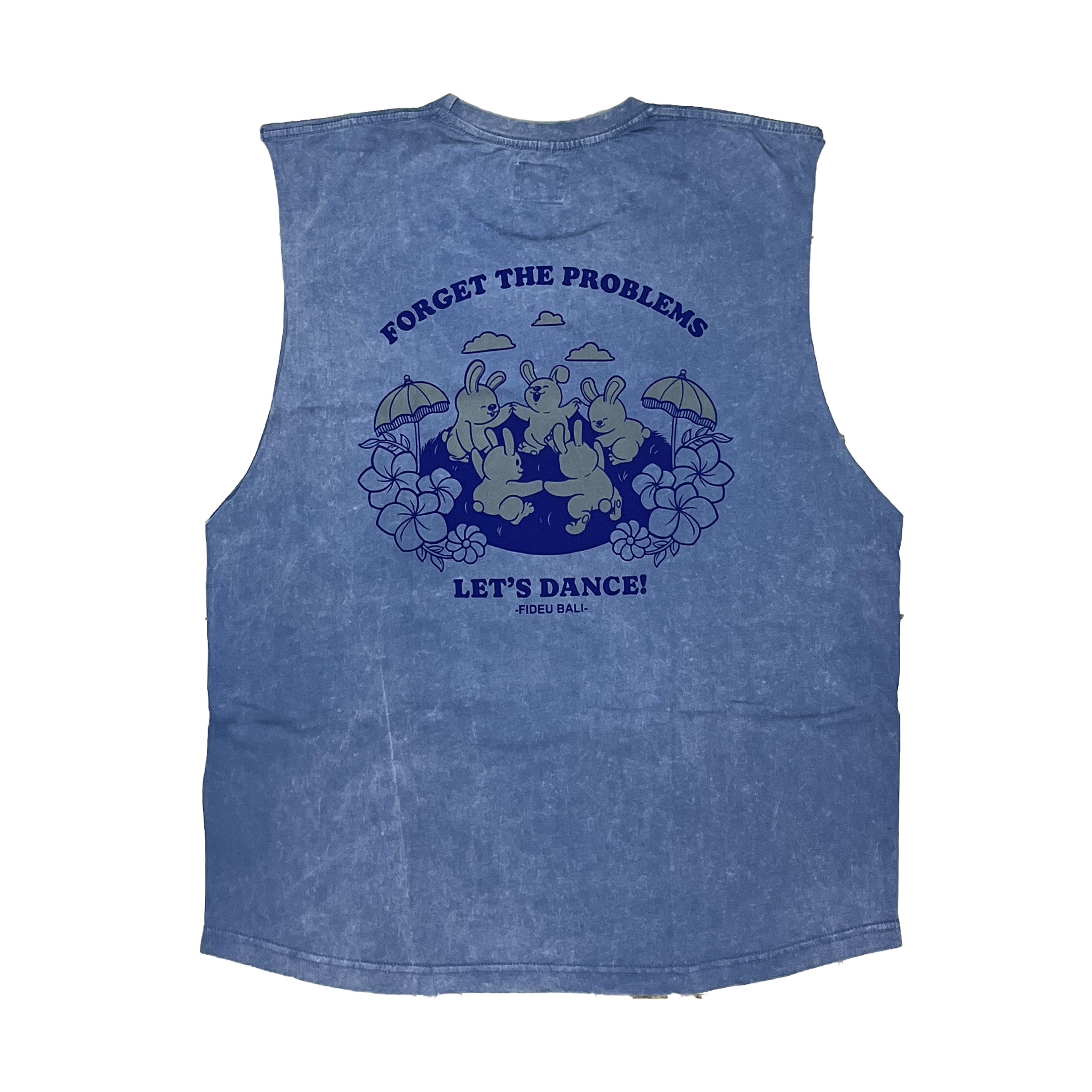 SINGLET LET'S DANCE BLUE WASH