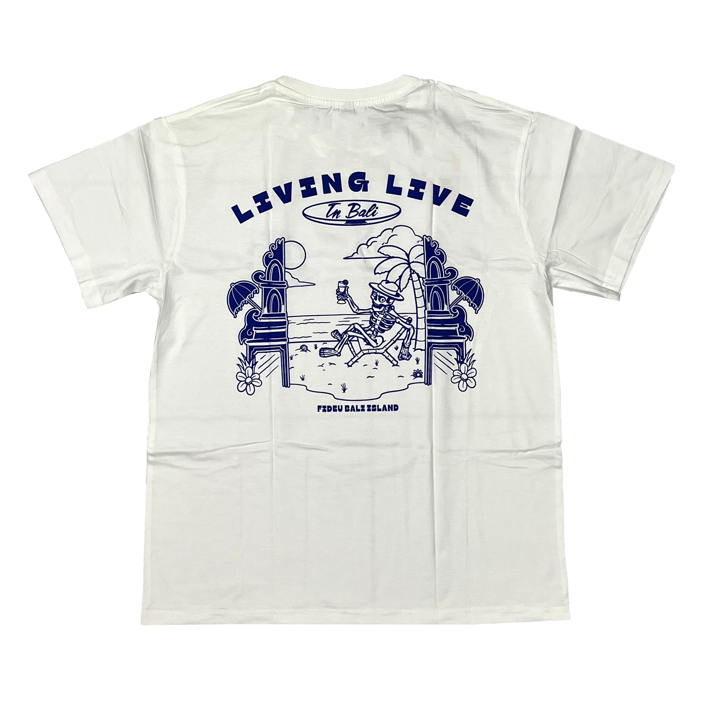 T SHIRT LIVING LIFE OFF WHITE