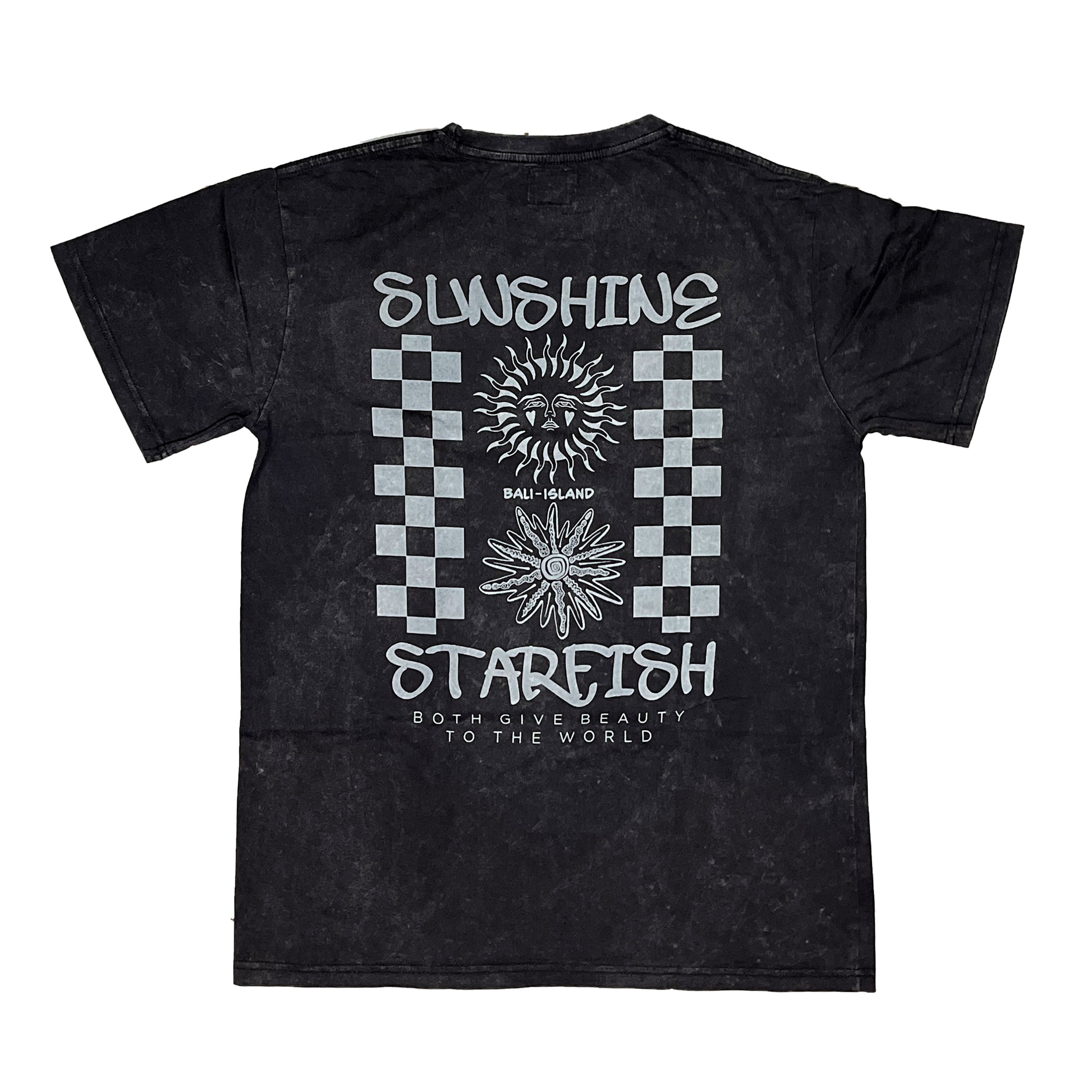 T SHIRT SUNSHINE BLACK WASH
