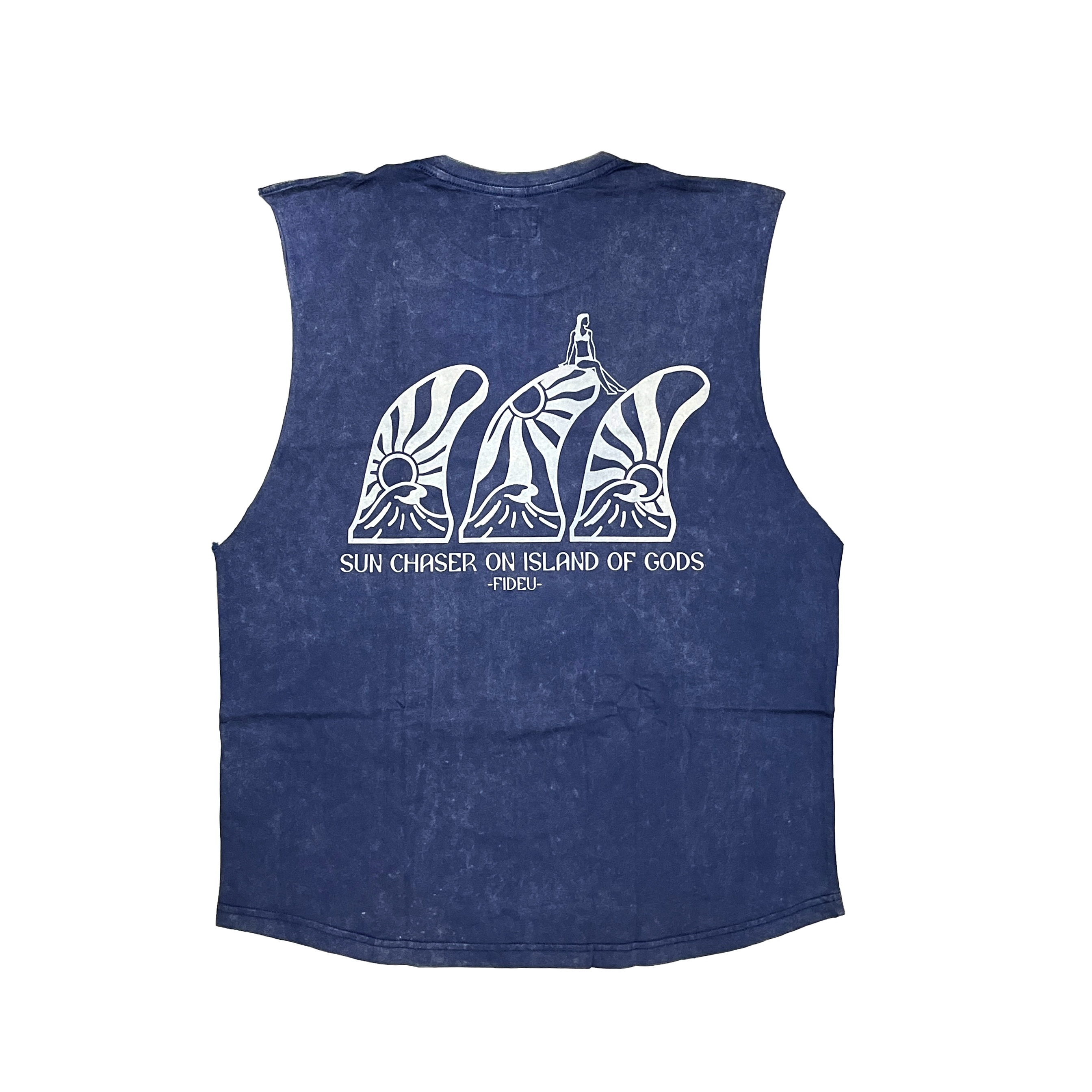 SINGLET SUNCHASER DEEP BLUE WASH