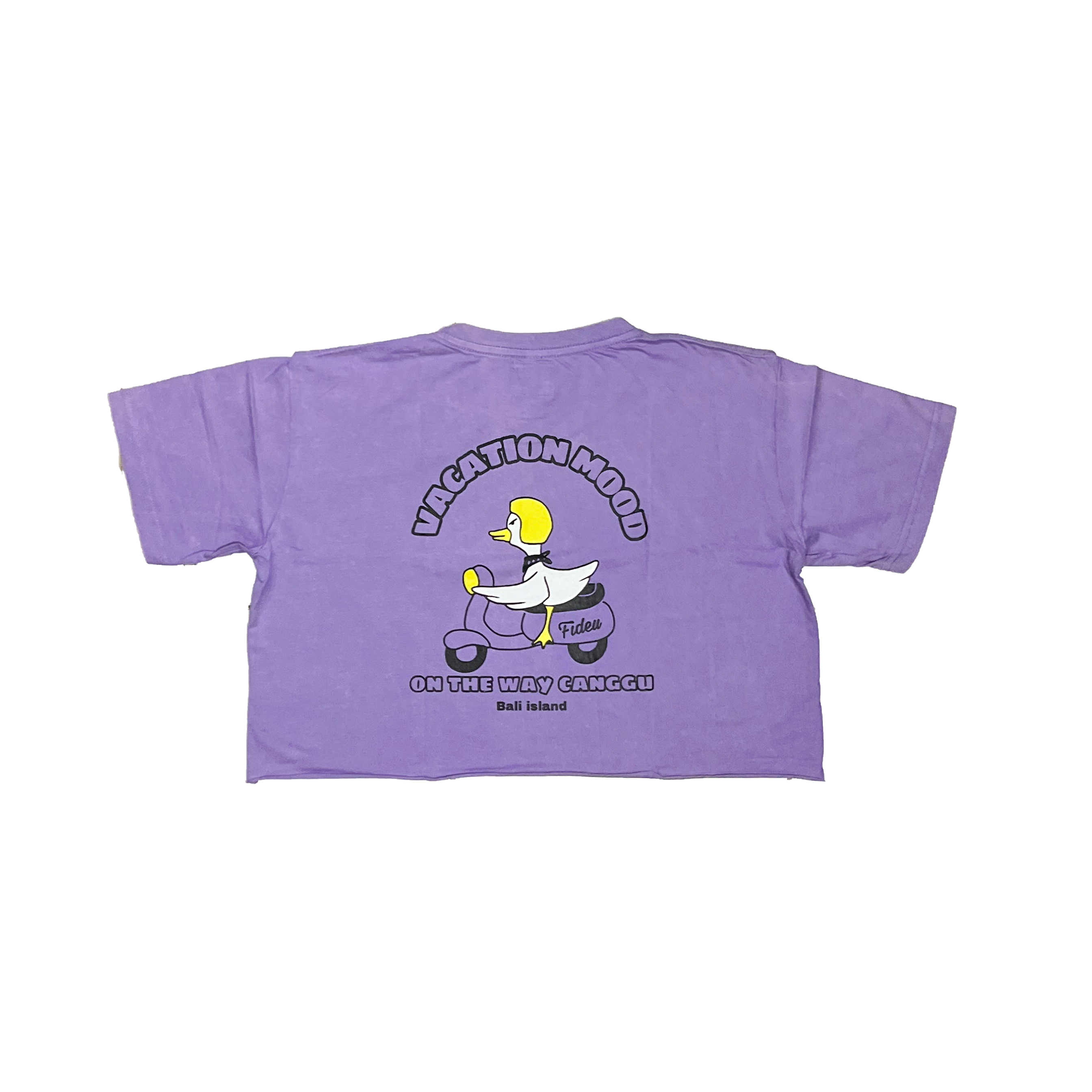 CROP TEE VACATION VIOLET WASH