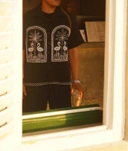 SHIRT FLAMINGGO BLACK