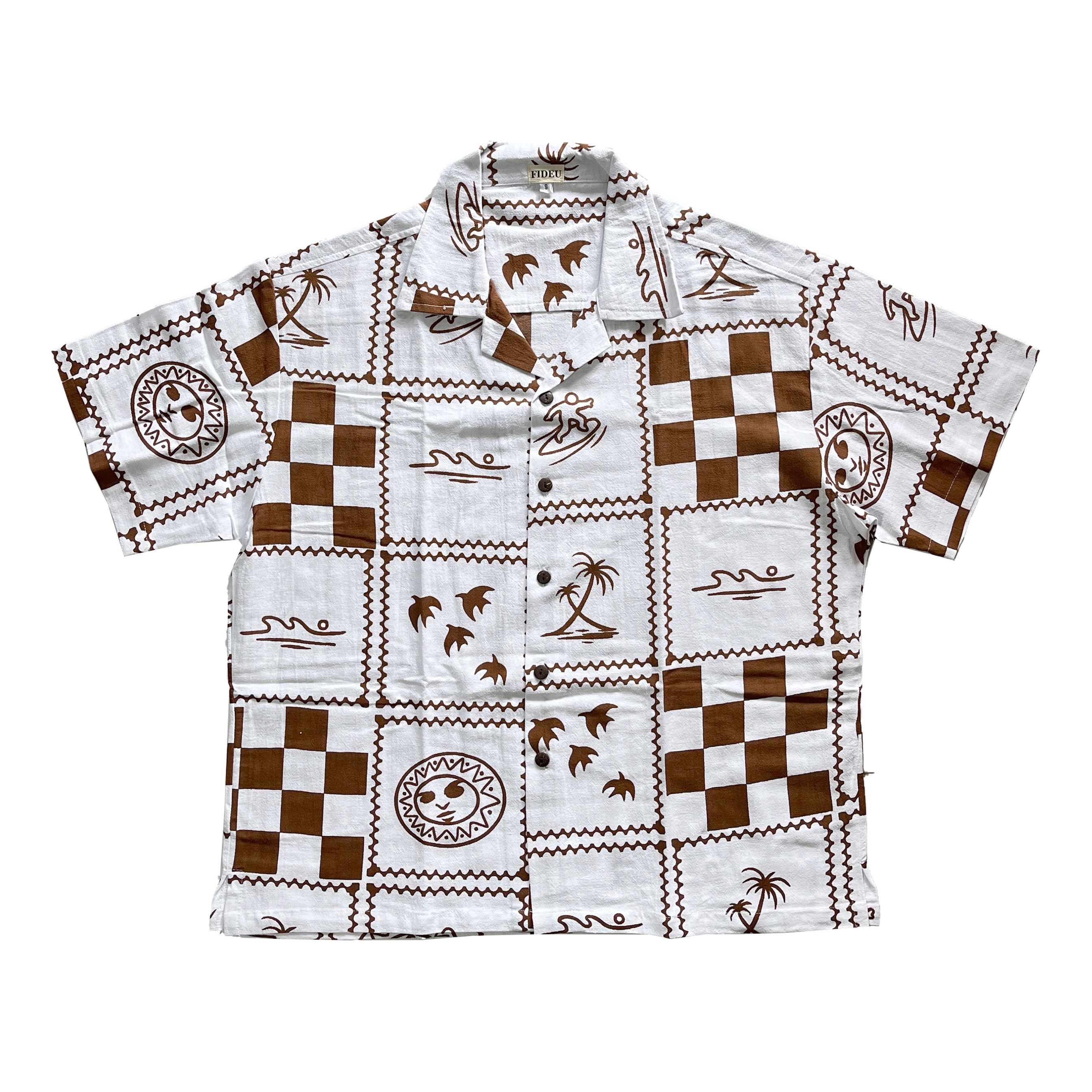 SHIRT CHESS BEACH WHITE