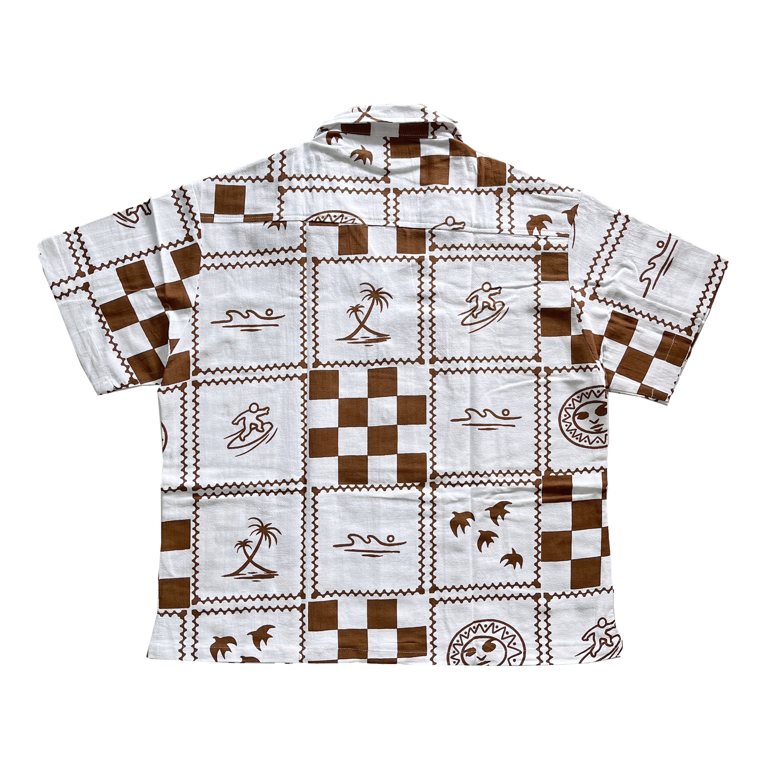SHIRT CHESS BEACH WHITE