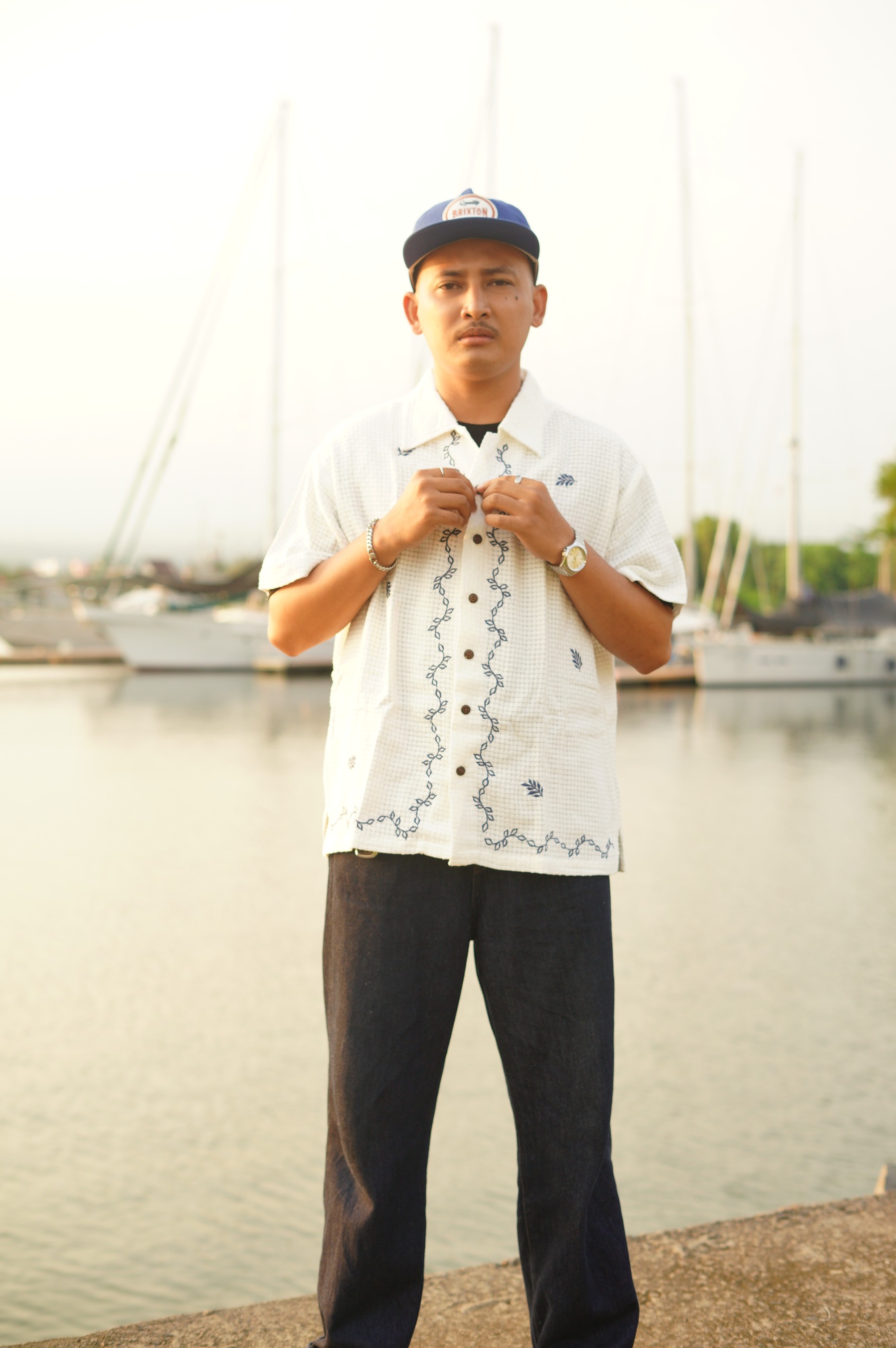 SHIRT LEAF WHITE