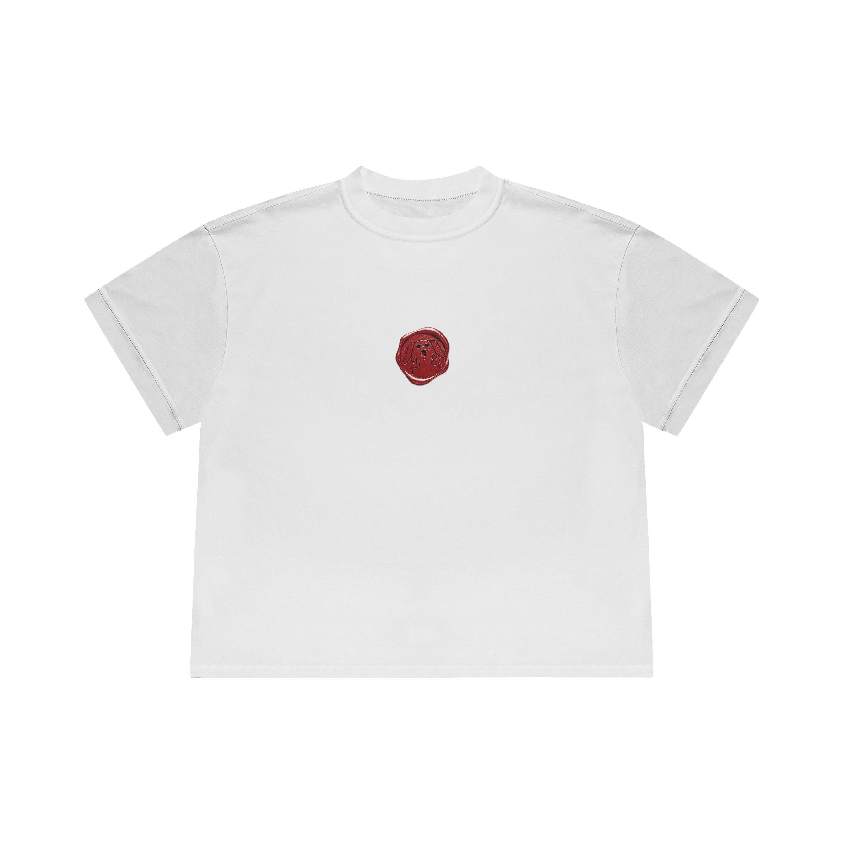 TEE BOXY SEAL WHITE