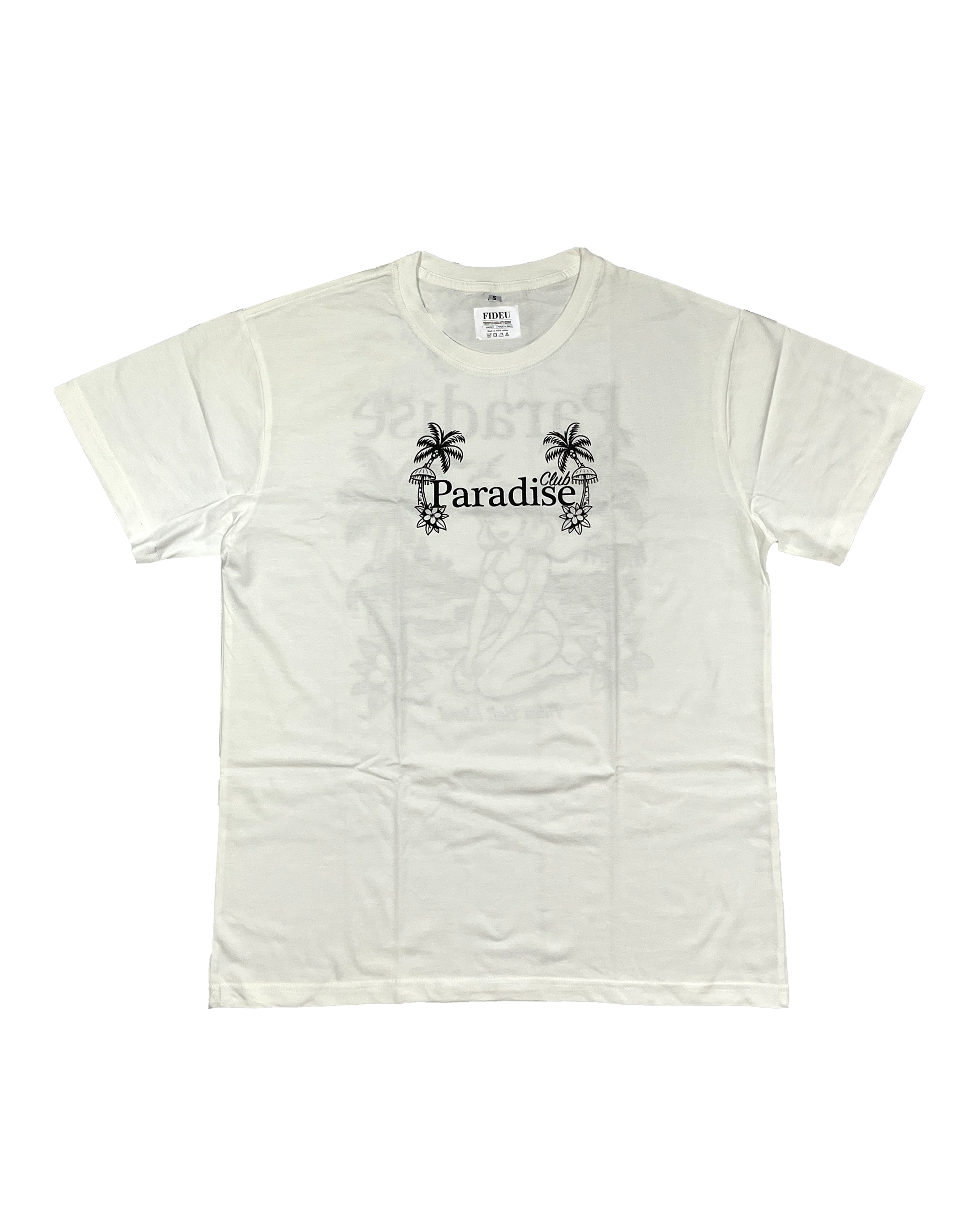 T SHIRT CLUB PARADISE OFF WHITE