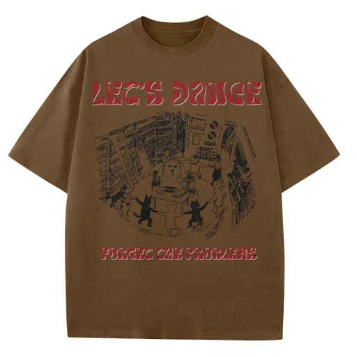 Image of OVERSIZE LET'S DANCE BROWN