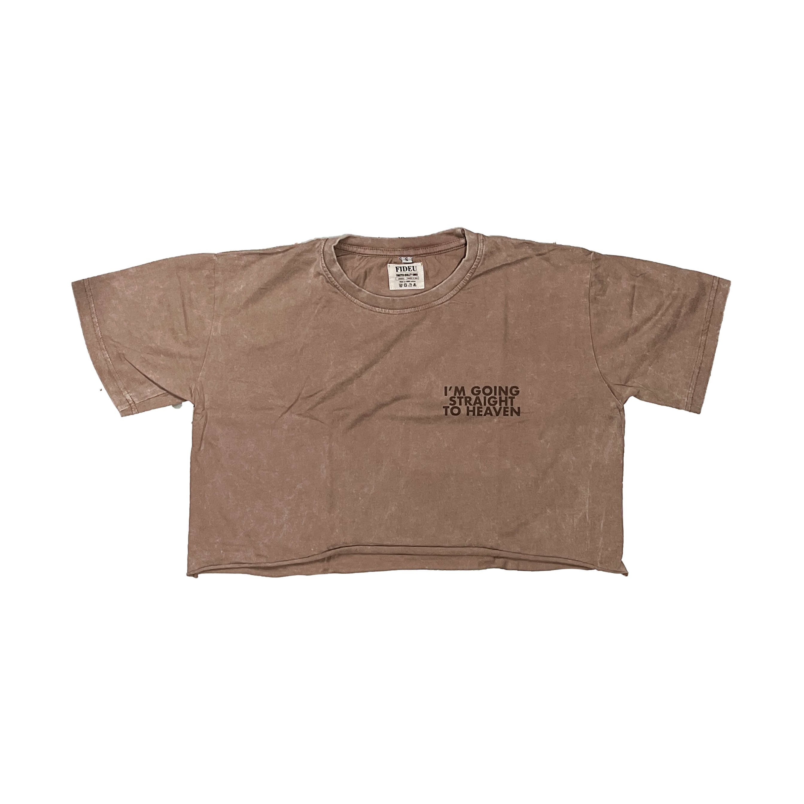CROP TO HEAVEN BROWN WASH