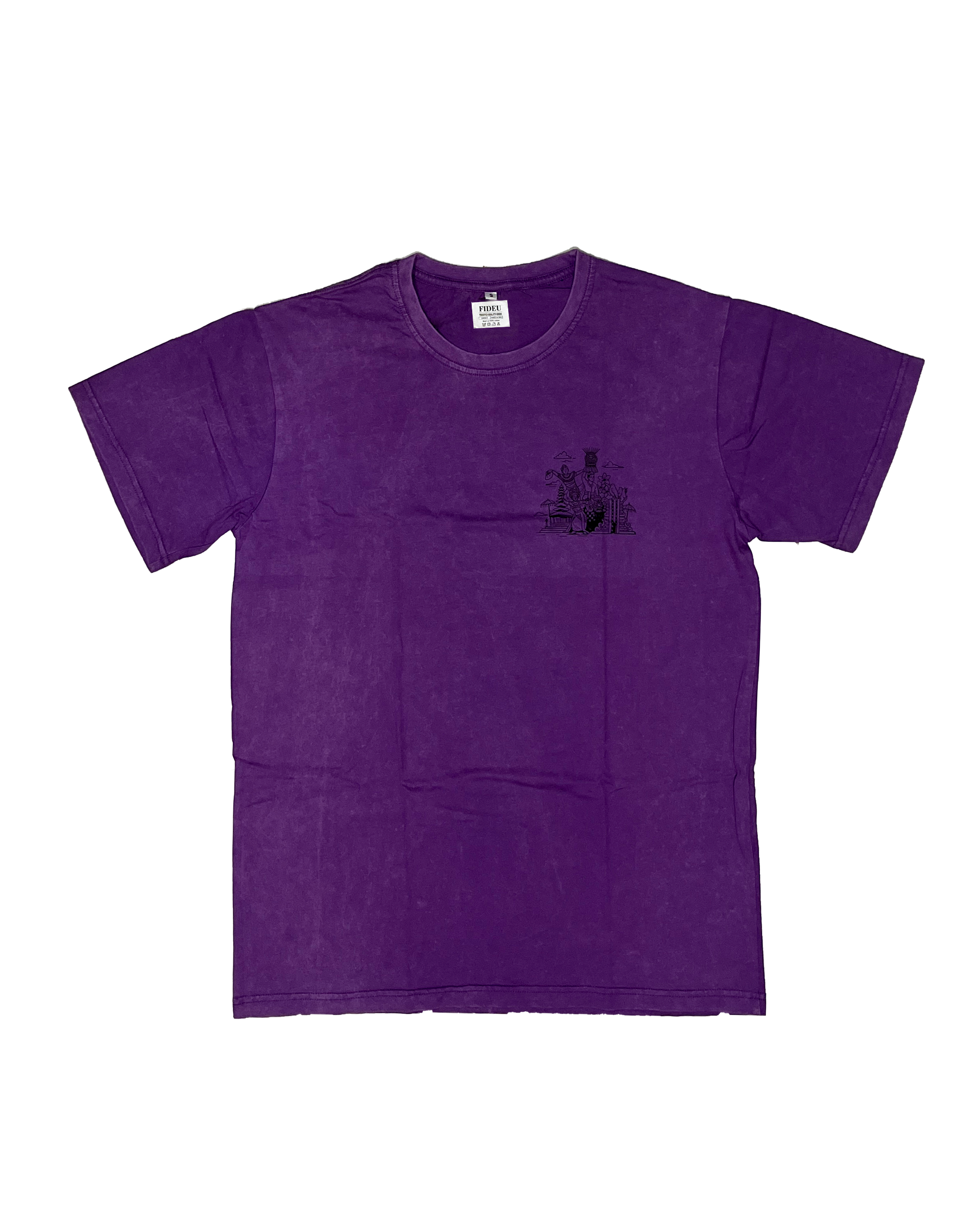 T SHIRT IOG PURPLE WASH